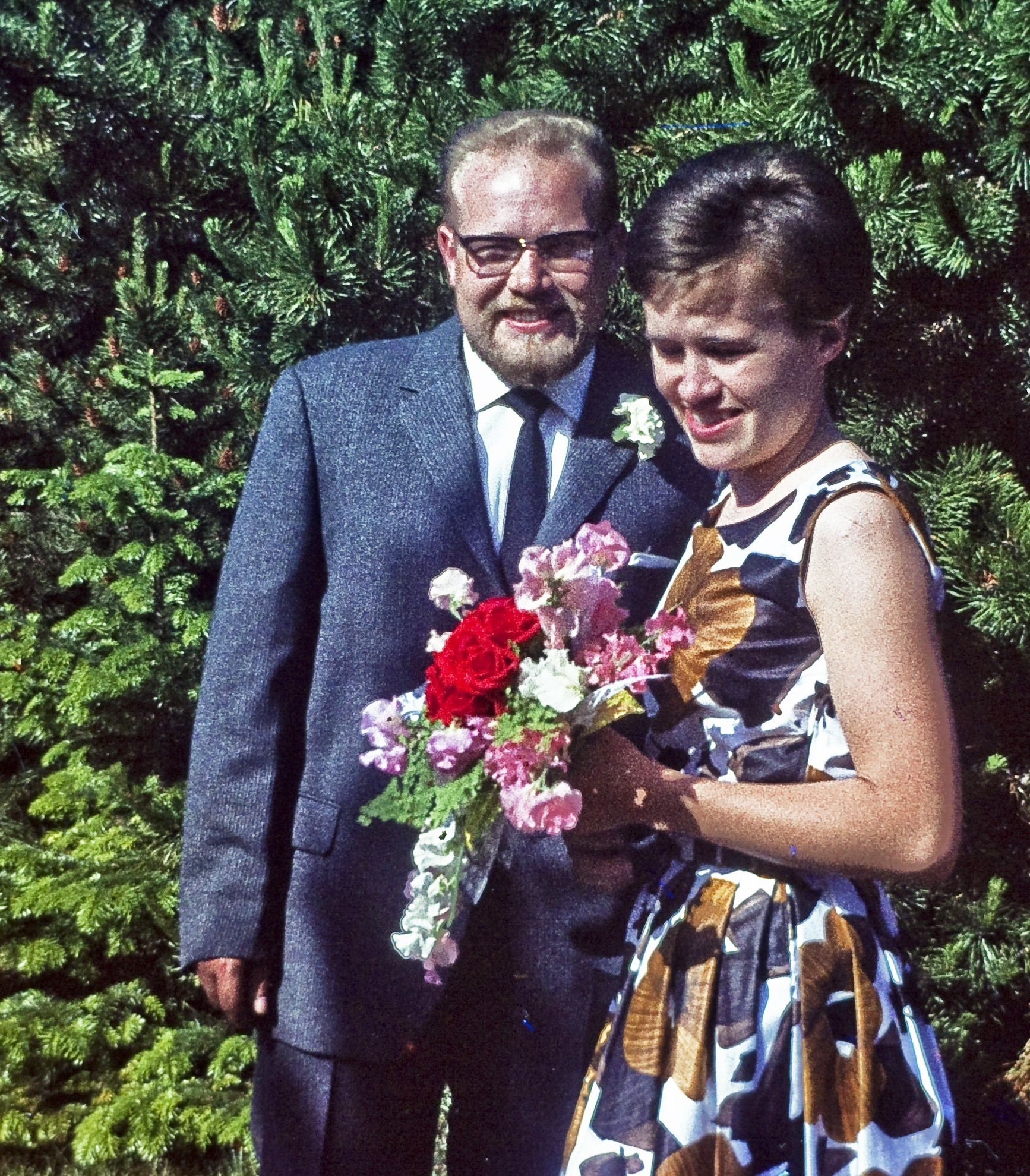 Else og Paul Cederdorff bliver gift i 1964