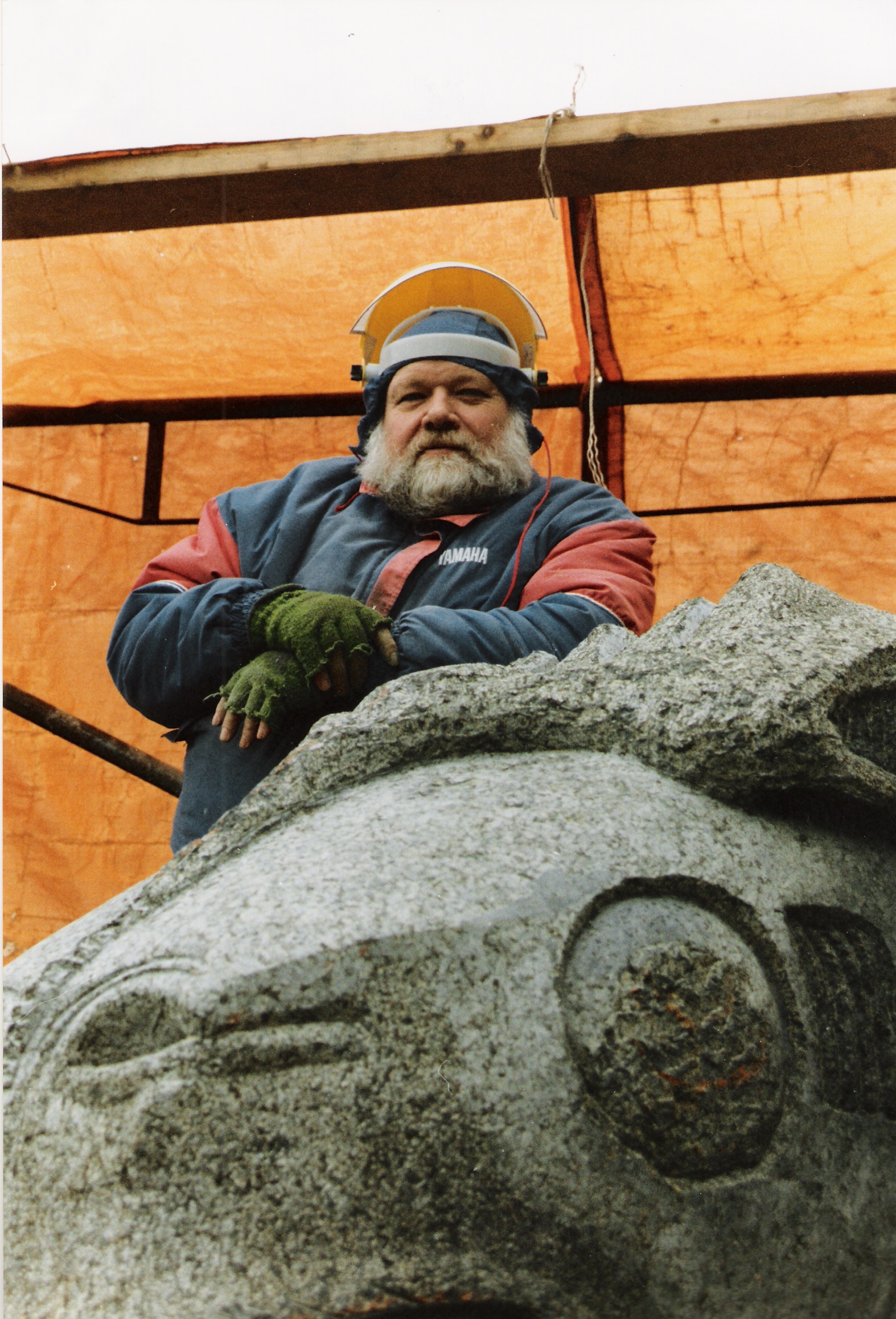 Paul Cederdorff ved Basilisken under Store Bro